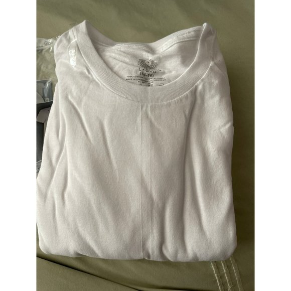Fruit of the Loom White Tag-less Crew Neck Under T-Shirts Large 14/16 - Picture 2 of 8